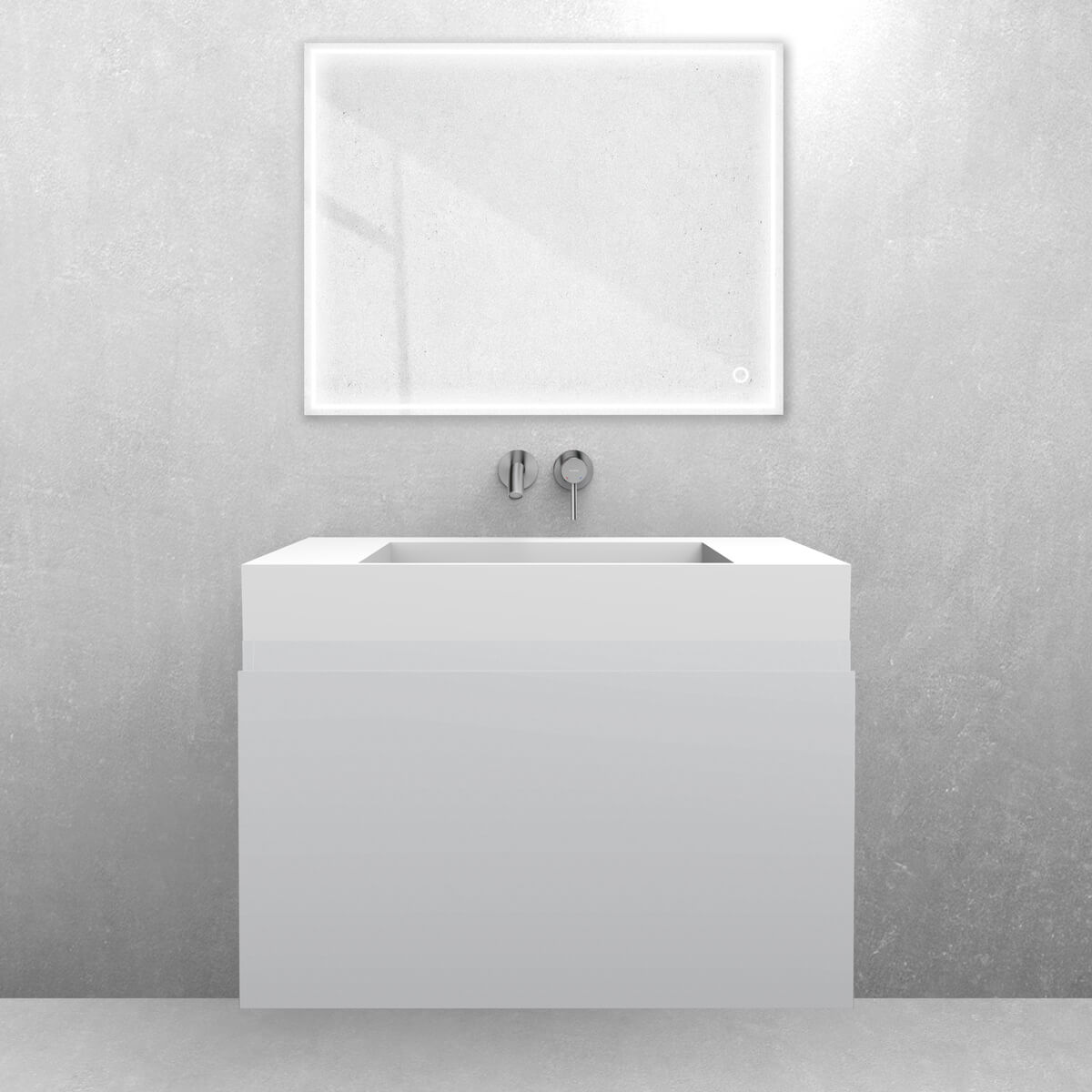 Set lavabo Oltens Stila 40001900, armoire Oltens Vernal 60014700