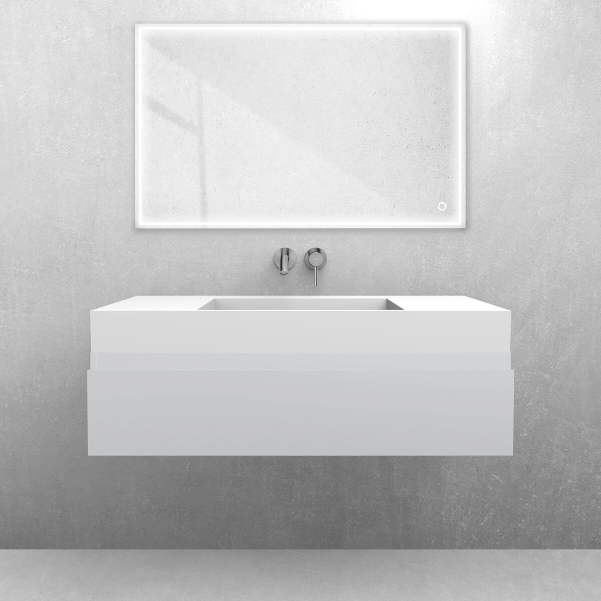 Set lavabo Oltens Stila 40003900, armoire Oltens Vernal 60011700