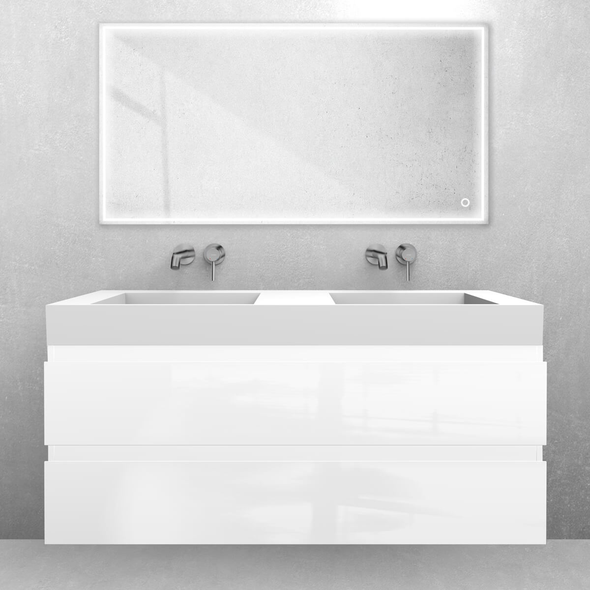 Set lavabo Oltens Stila 40004900, armoire Oltens Vernal 60019000