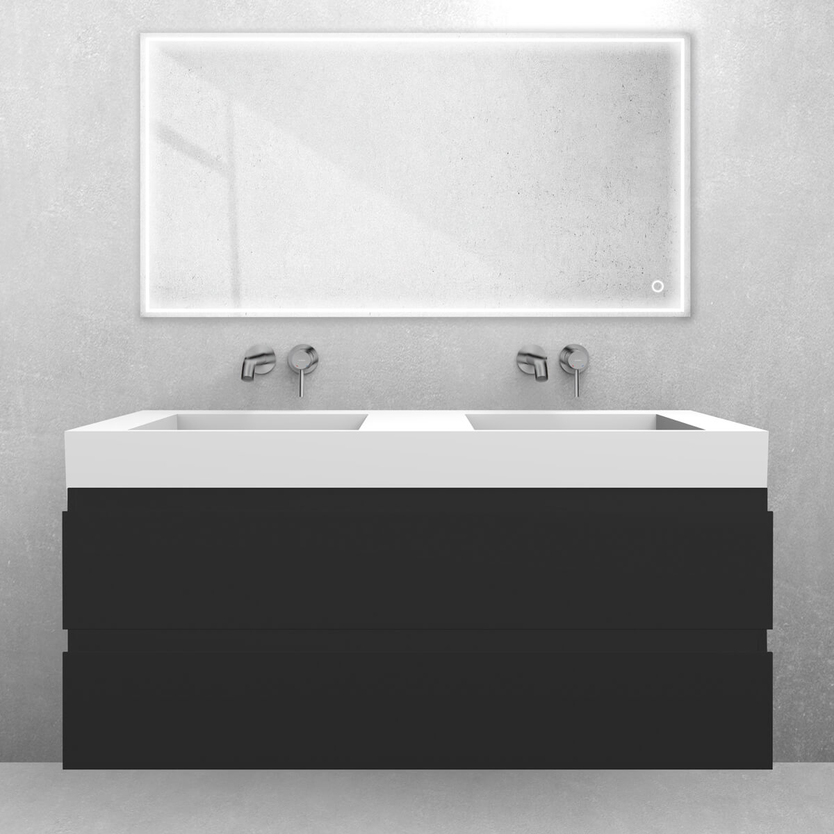 Set lavabo Oltens Stila 40004900, armoire Oltens Vernal 60019300