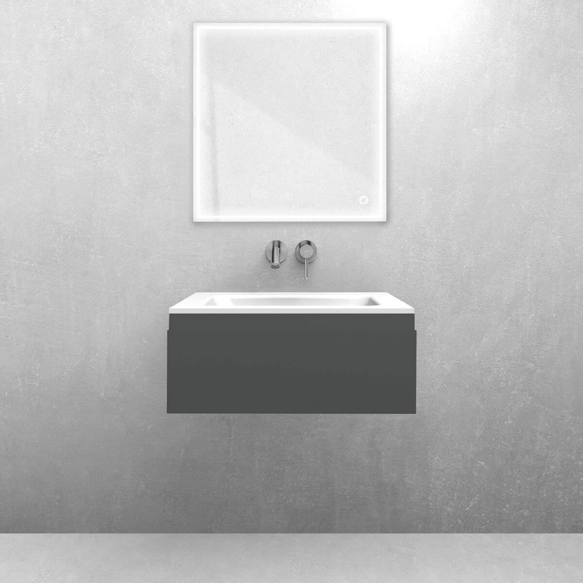 Set lavabo Oltens Kalla 40207000, armoire Oltens Vernal 60009400