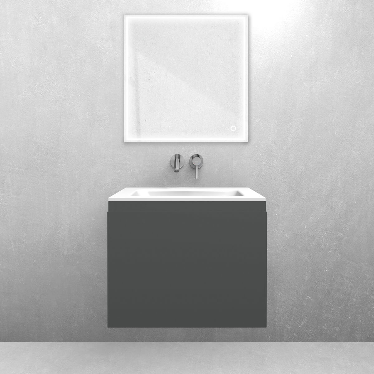 Set lavabo Oltens Kalla 40207000, armoire Oltens Vernal 60013400