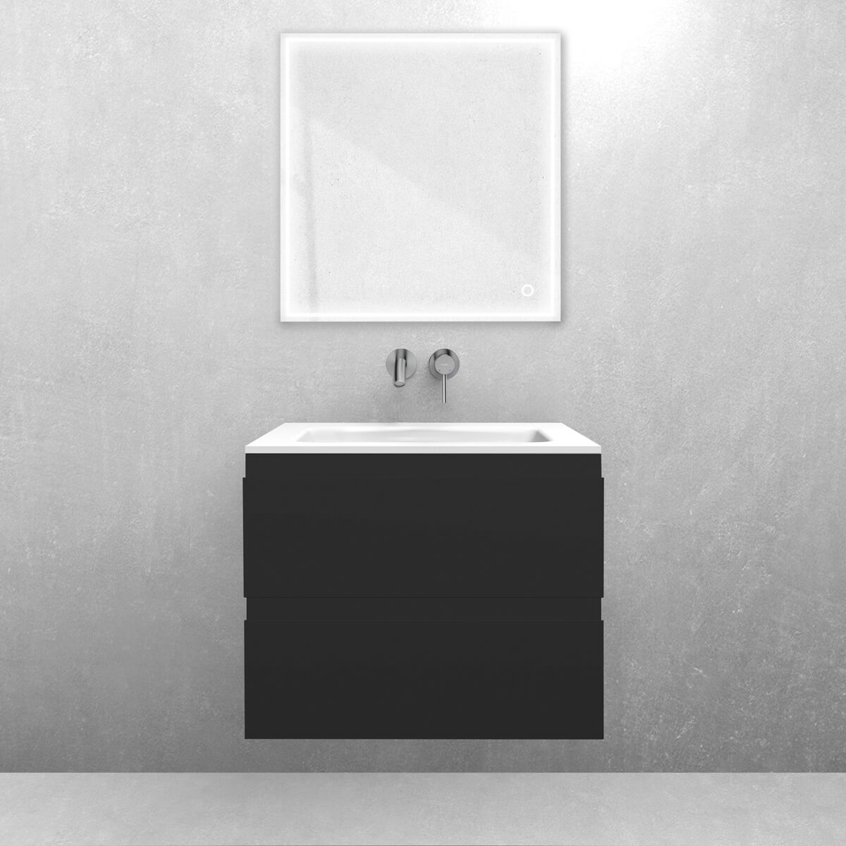 Set lavabo Oltens Kalla 40207900, armoire Oltens Vernal 60000300