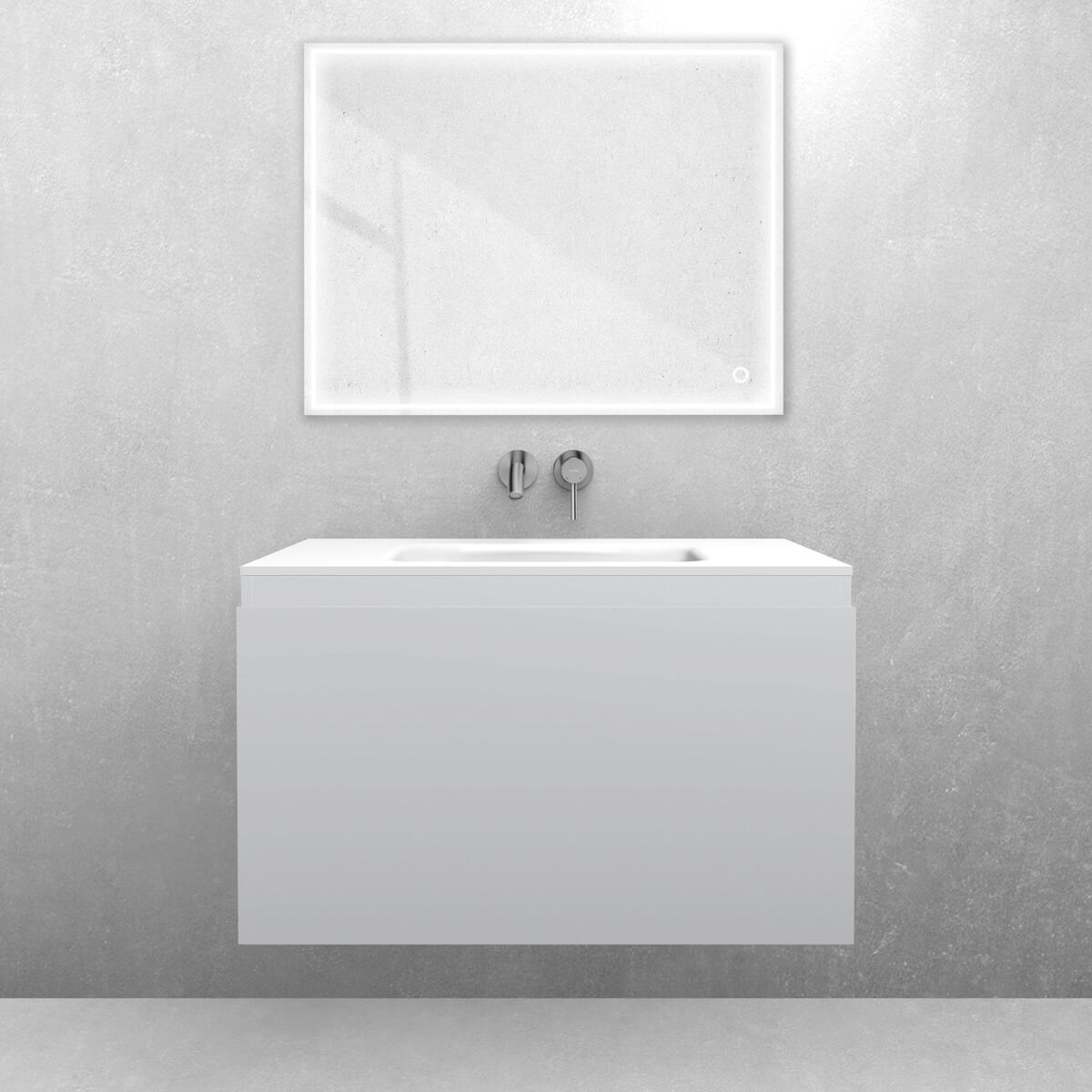 Set lavabo Oltens Kalla 40210900, armoire Oltens Vernal 60014700