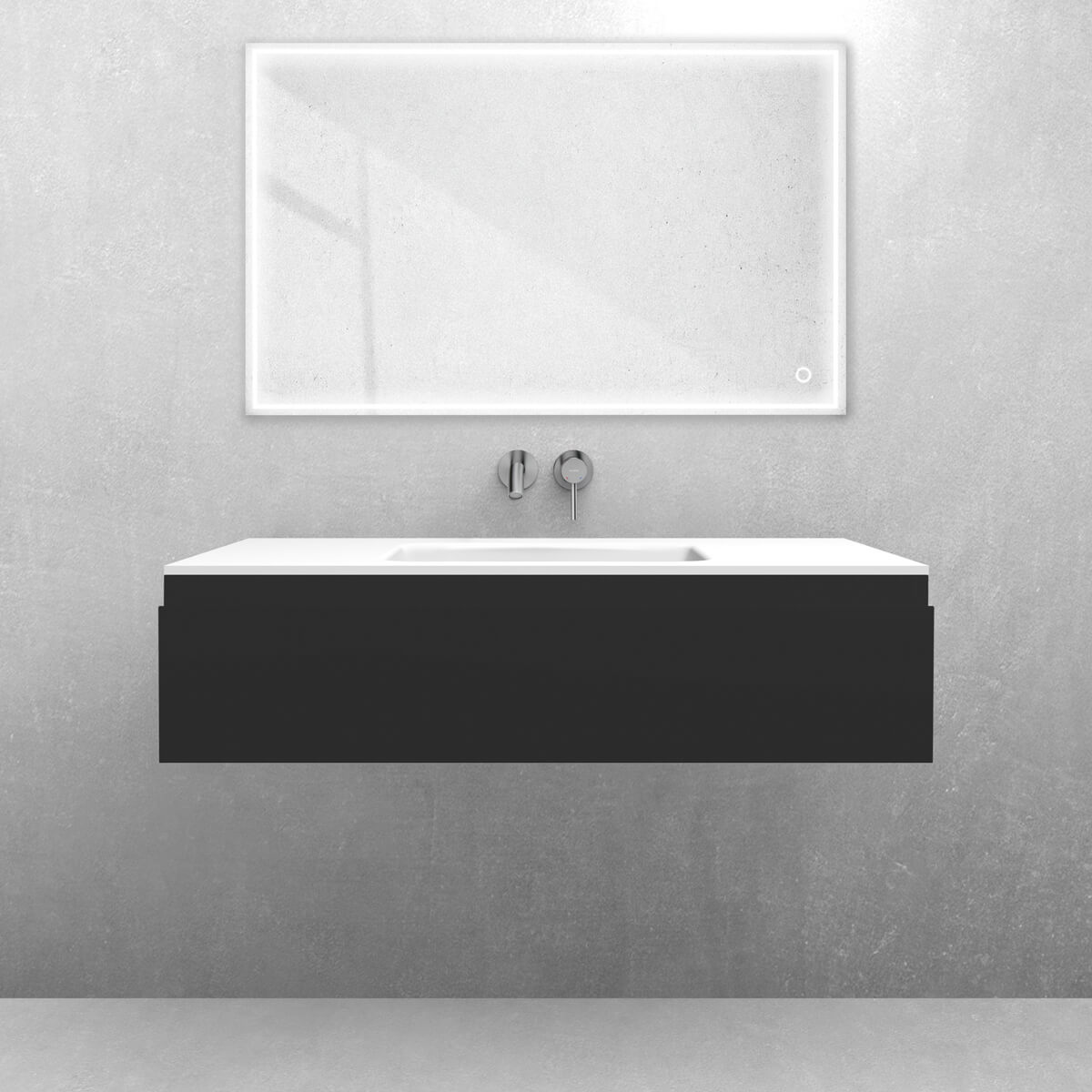 Set lavabo Oltens Kalla 40208900, armoire Oltens Vernal 60011300