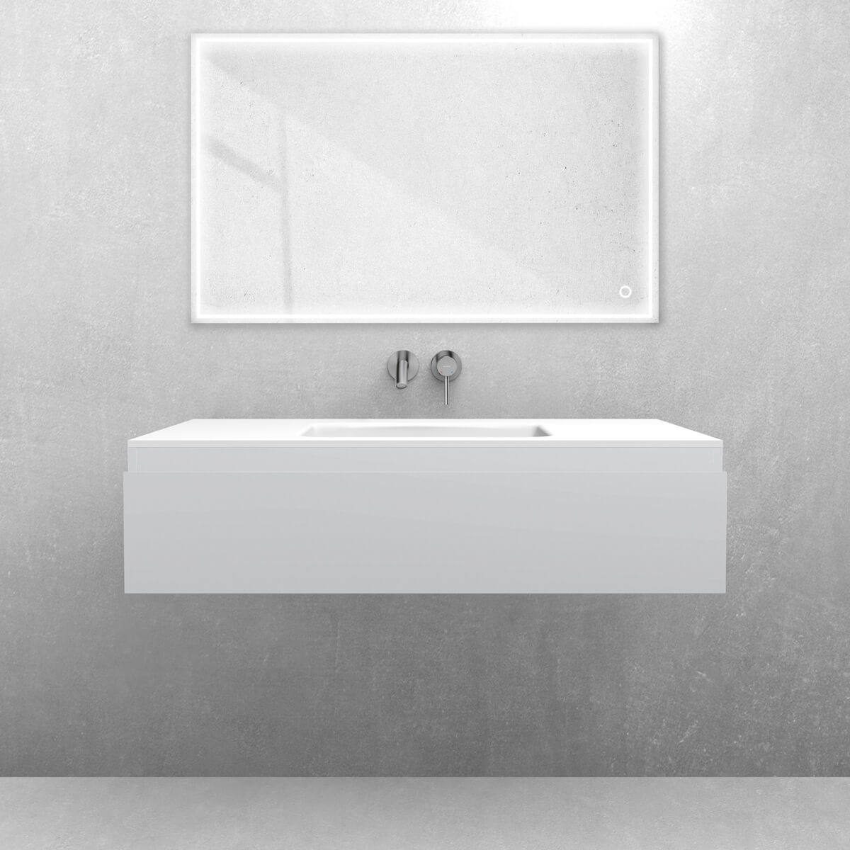 Set lavabo Oltens Kalla 40208900, armoire Oltens Vernal 60011700