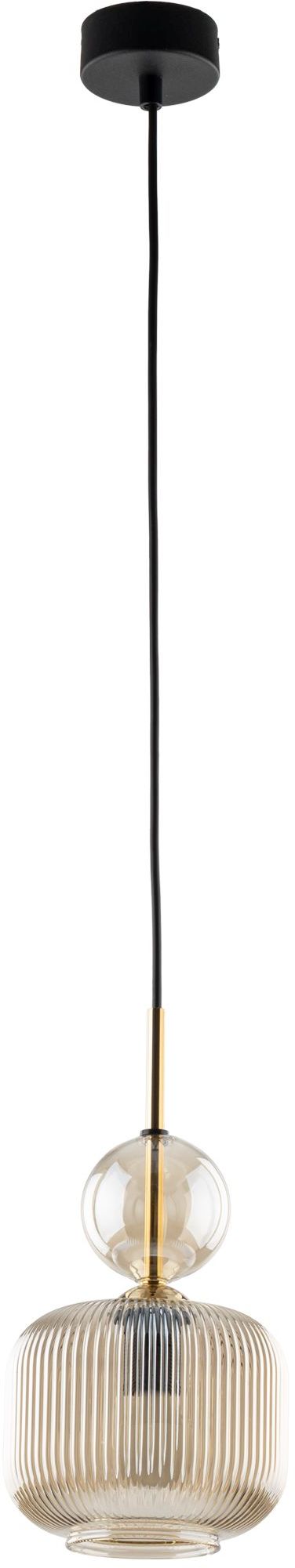TK Lighting Sophia Cognac lampe suspendue 1x10 W marron-ambre 11038