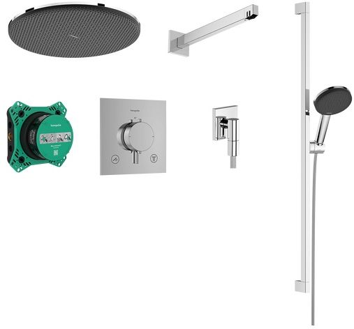 Hansgrohe Raindance Alive Select S ensemble de douche encastré avec thermostat oui chrome 24622000