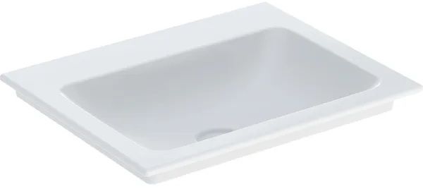 Geberit One lavabo 75x55 cm rectangulaire de meuble blanc brillant 505.011.01.2