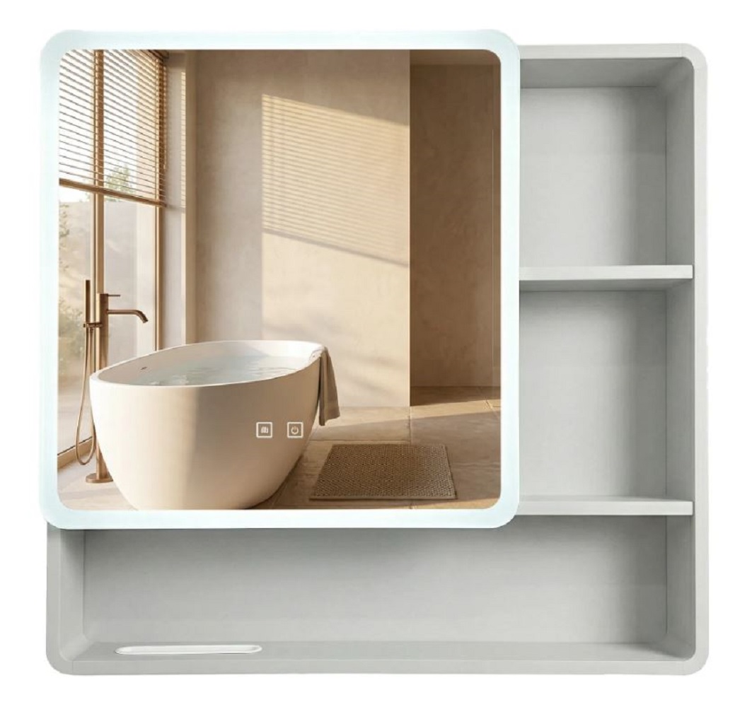 Rea armoire 70x11x65 cm avec miroir | REA-M0101
