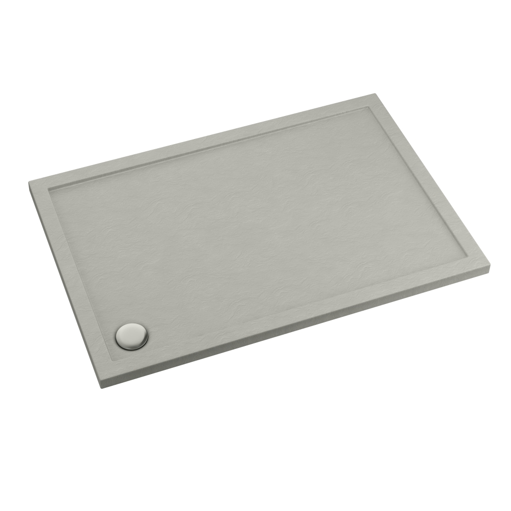 Schedline Sharper Cement Stone receveur de douche rectangulaire 120x90 cm ciment 3S.S1P-90120/CT/ST