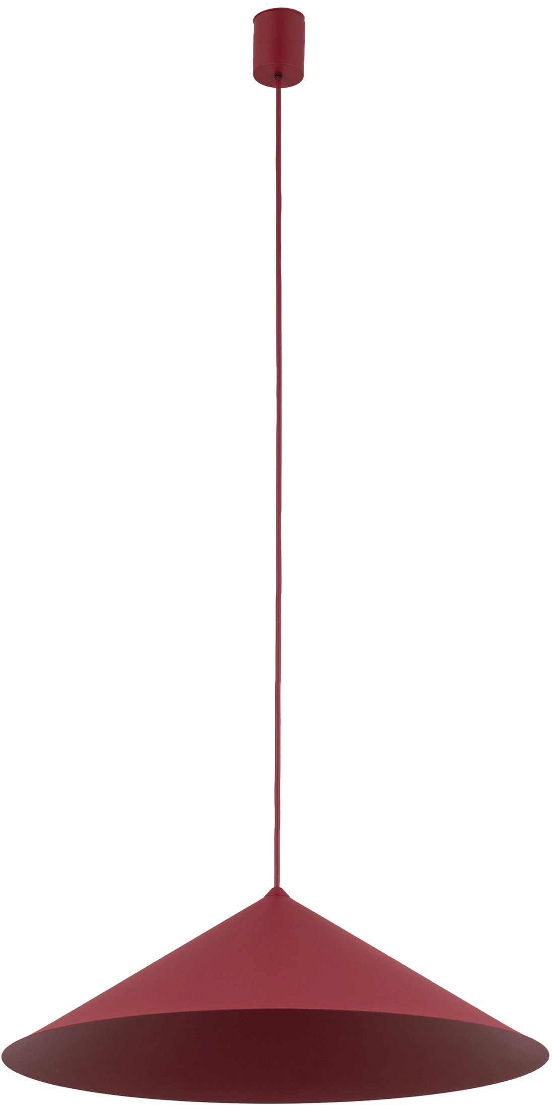 TK Lighting Lume XL lampe suspendue 1x11 W bordeaux 11697