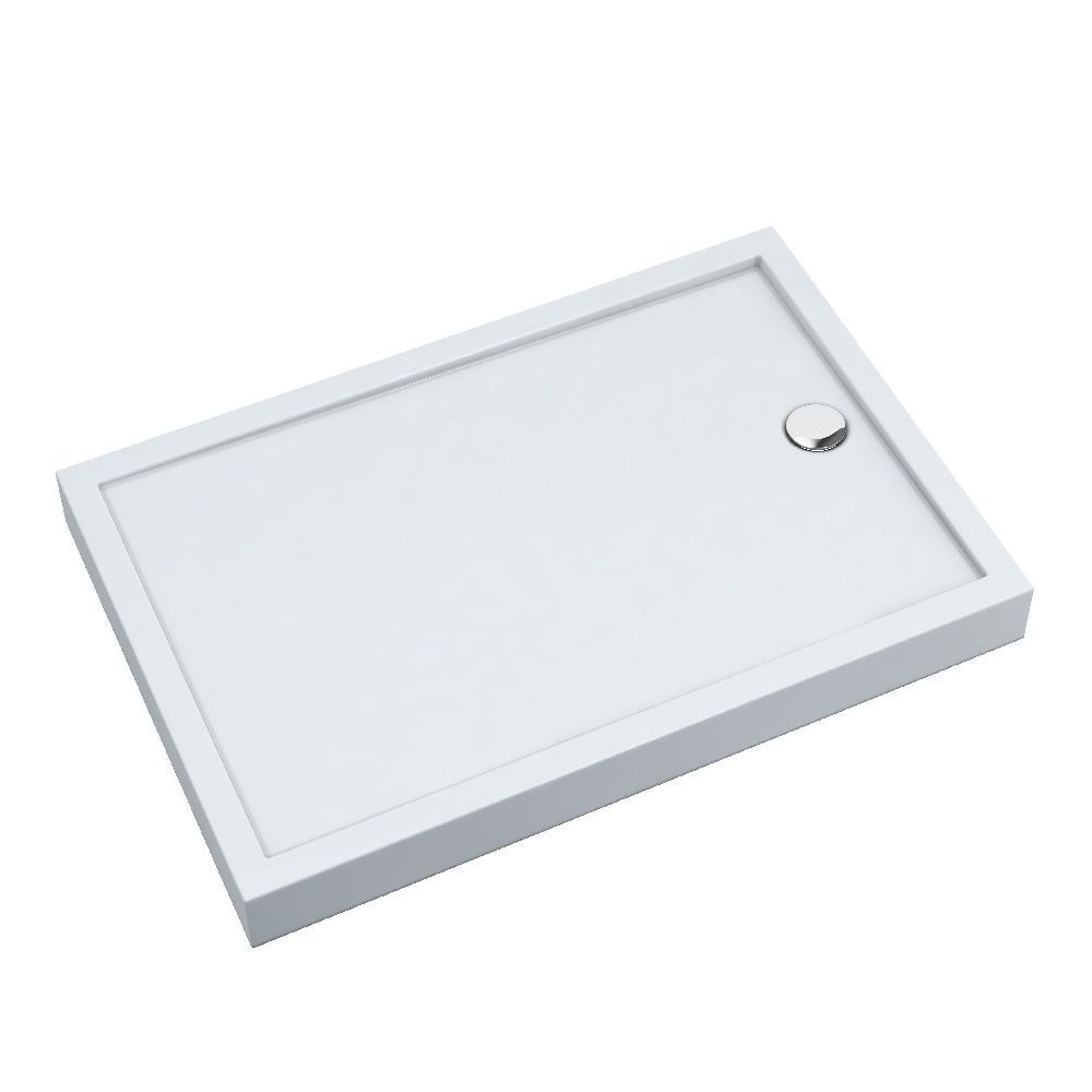 Schedline Cameron receveur de douche rectangulaire 120x100 cm blanc 3ST.C2P-100120