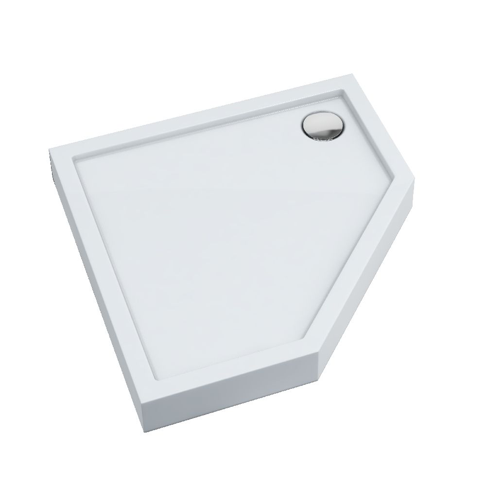 Schedline Cameron receveur de douche rectangulaire 100x100 cm blanc 3ST.C2PK-100100
