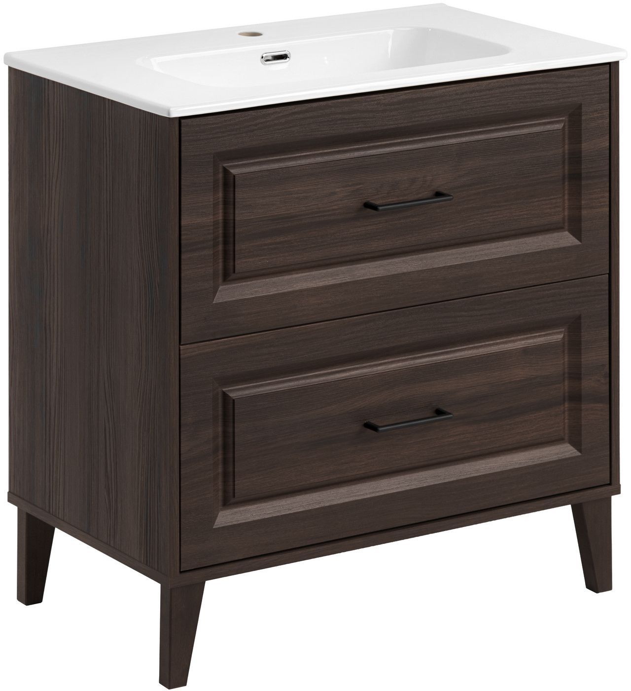 Set armoire Comad Dorothy Ristretto DOROTHY RISTRETTO 82-80-46-2S, lavabo Comad Go GO80/DP-8095