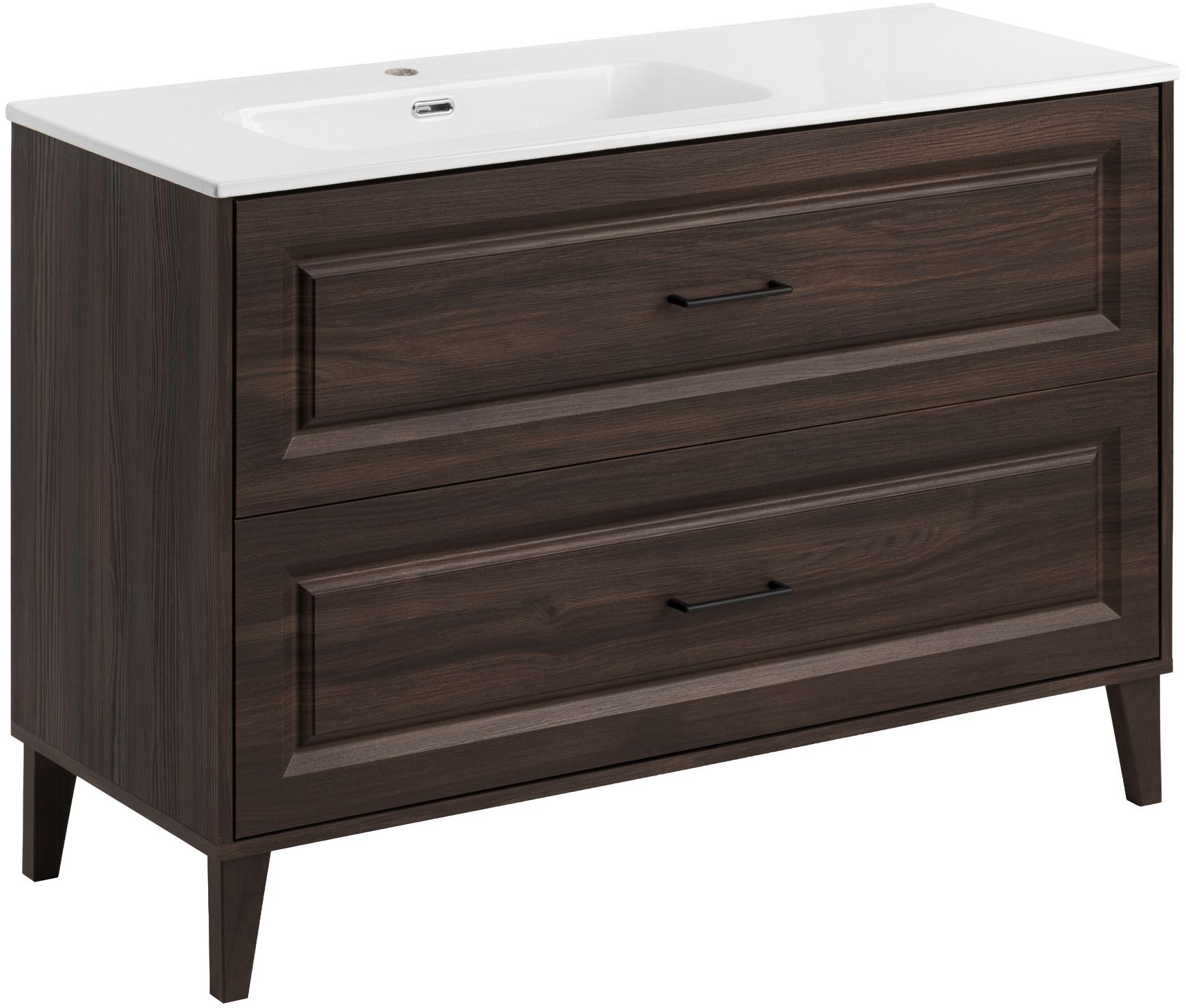 Set armoire Comad Dorothy Ristretto DOROTHY RISTRETTO 82-120-46-2S, lavabo Comad Go 2 GO 2 120CM L DP ( E-8095-120L )