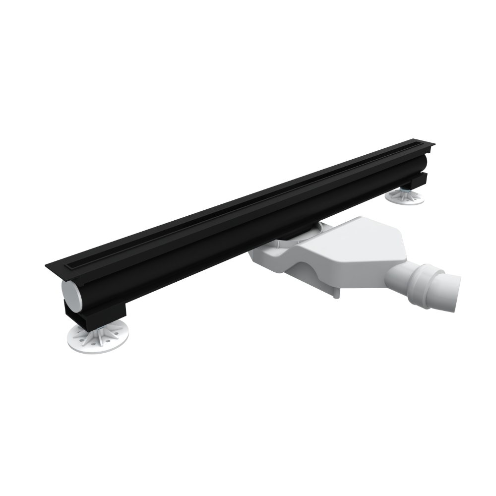 Schedline Thin Flow couvercle de drain linéaire 70 cm noir SOLBV1-70012C