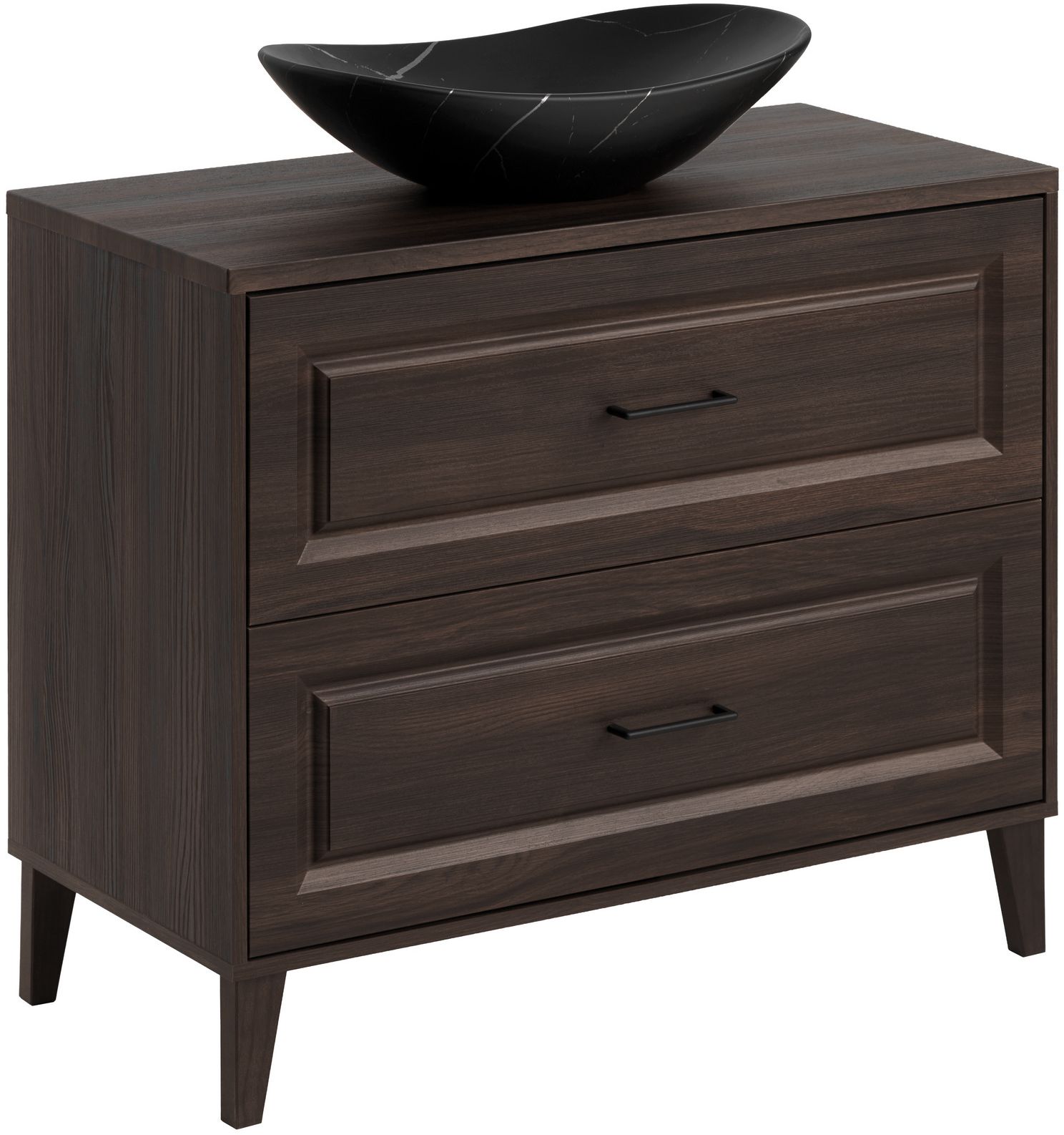 Set armoire Comad Dorothy Ristretto DOROTHY RISTRETTO 82-100-46-2S, lavabo Comad Lena UN-LENA-MB2, RISTRETTO 89-100-46 M