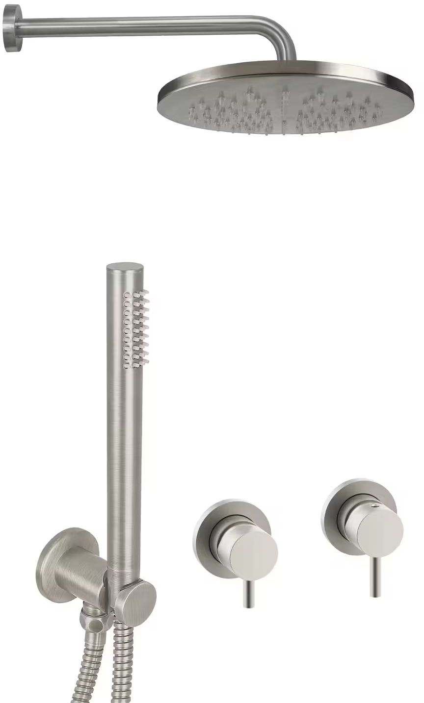 Paffoni Rubinetterie ensemble de douche encastré oui acier LIG010ST70