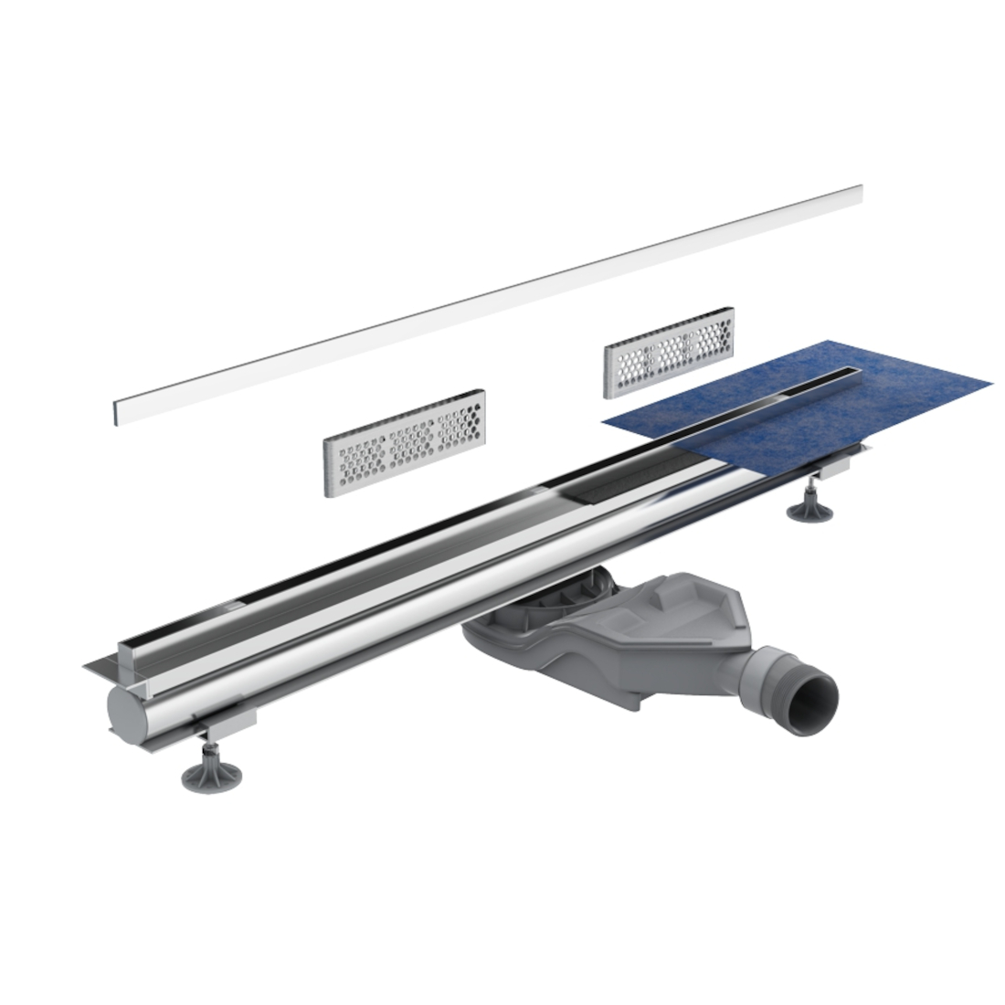Schedline Thin Line évacuation linéaire 80 cm acier SOL-80012