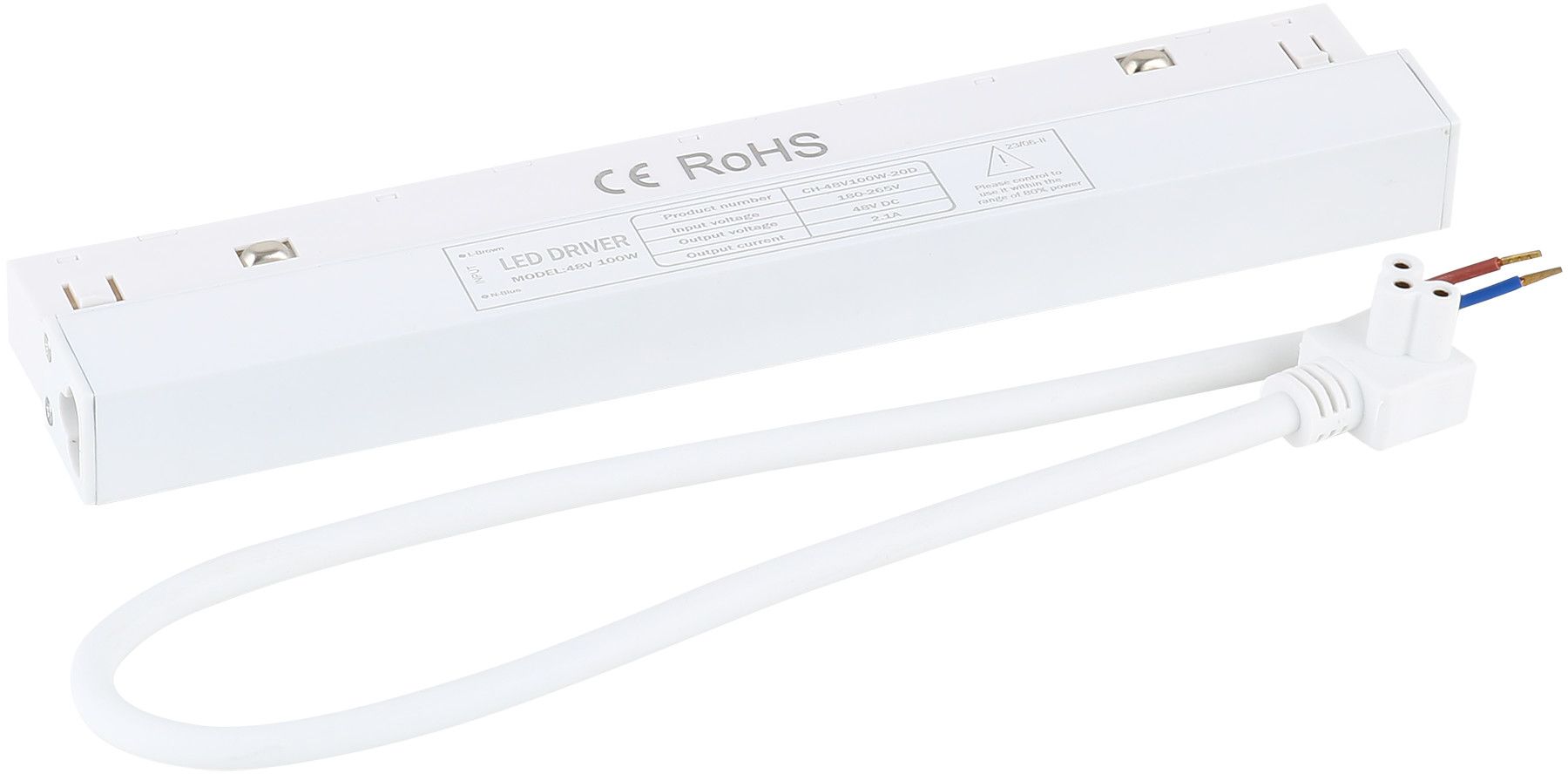 TK Lighting Magnetic Easy Line alimentation pour rail x W blanc 18248