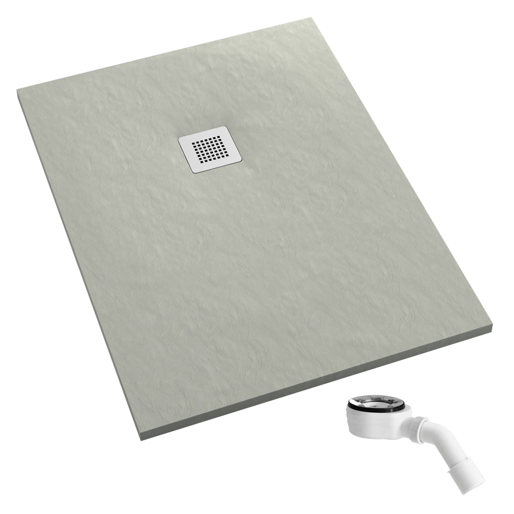 Schedpol Kalait Cement Stone receveur de douche rectangulaire 180x80 cm ciment 3.3114/CT/ST-M2