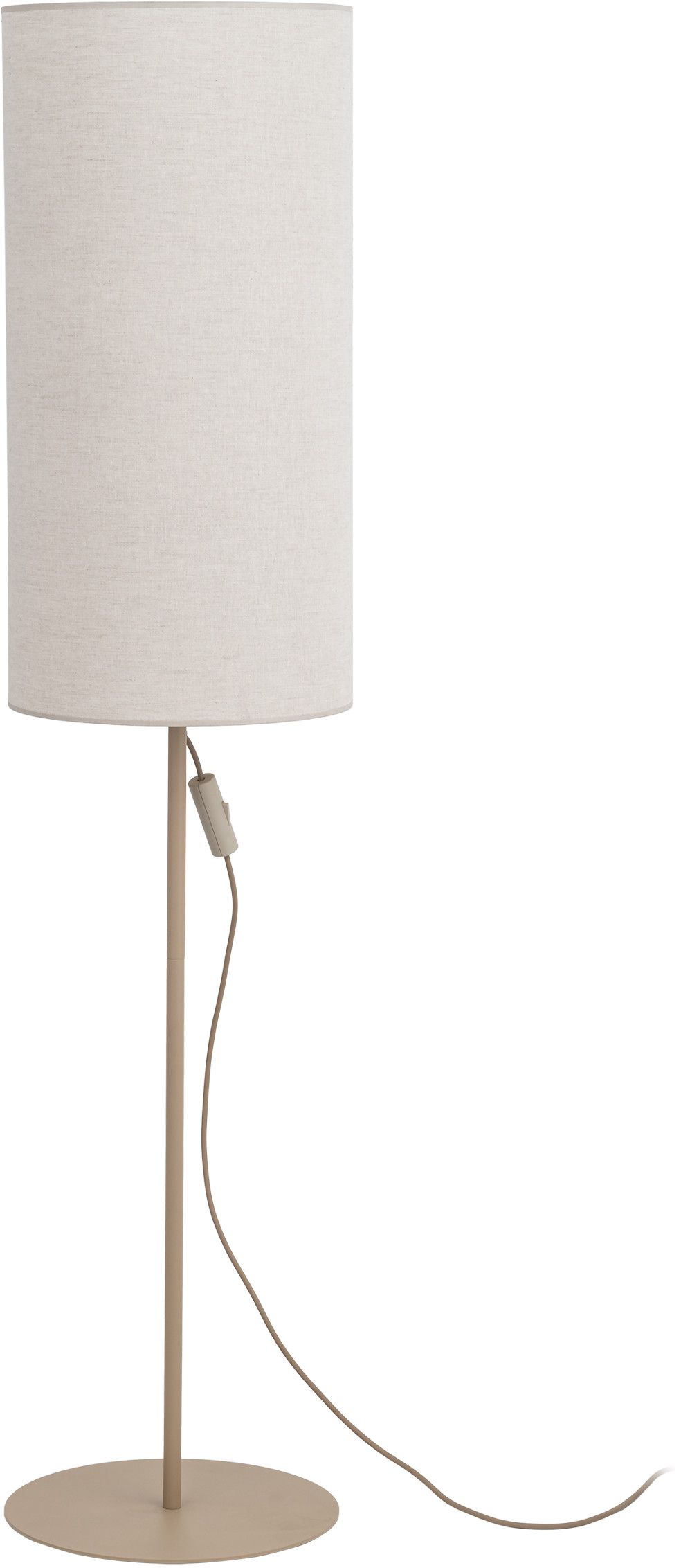 TK Lighting Fieno lampadaire 1x15 W blanc 16196