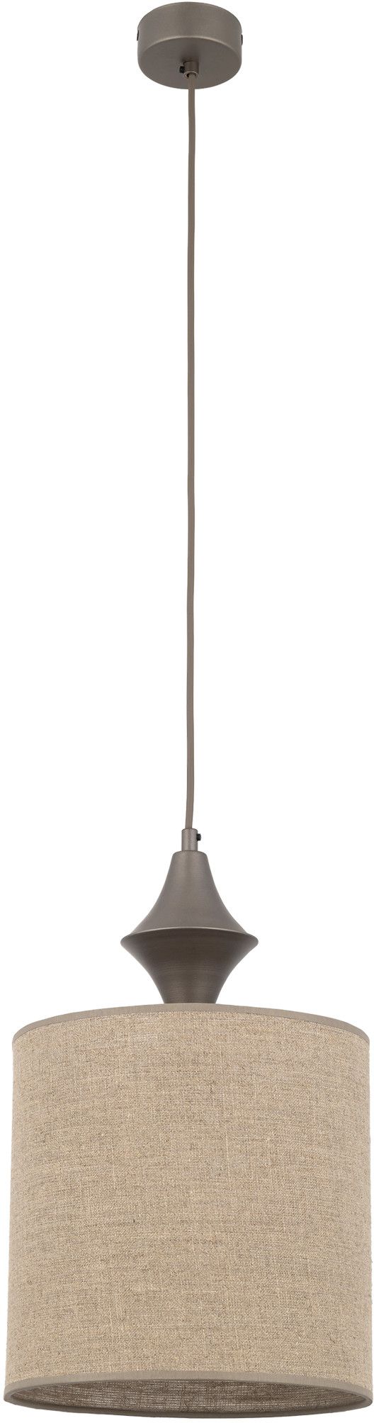 TK Lighting Amura lampe suspendue 1x15 W marron 11438