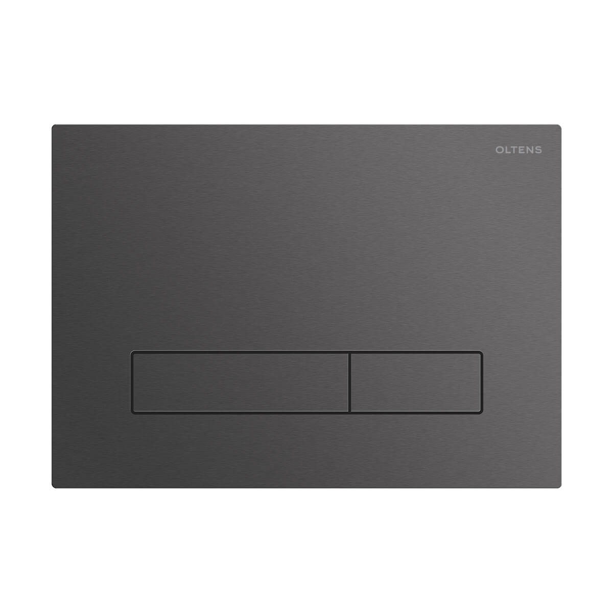Oltens Torne SteelCore bouton de chasse d'eau pour WC graphite 57000400