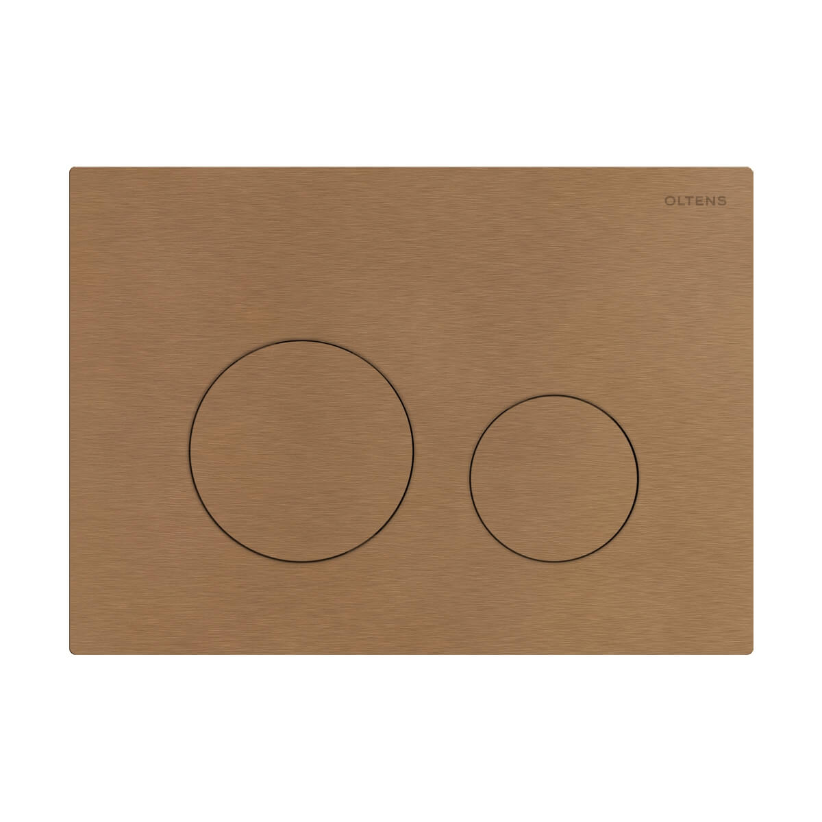 Oltens Lule SteelCore bouton de chasse d'eau pour WC cuivre brossé 57001610