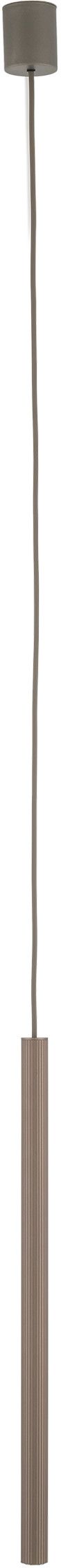 TK Lighting Ferro lampe suspendue 1x8 W marron 11425