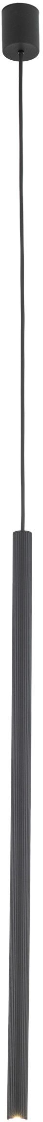TK Lighting Ferro lampe suspendue 1x8 W noir 11422