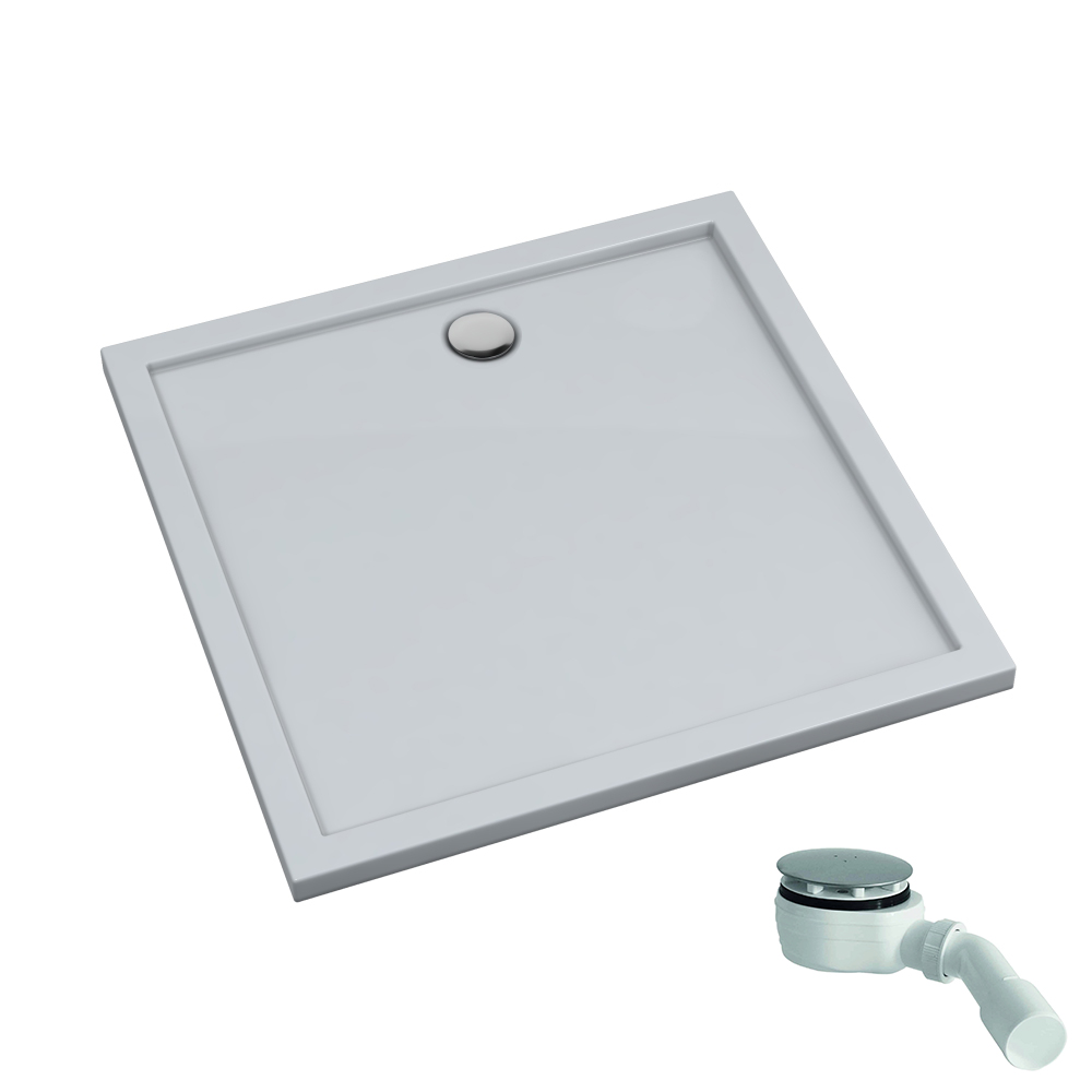 Schedpol Corrina New receveur de douche carré 100x100 cm blanc 3.4932
