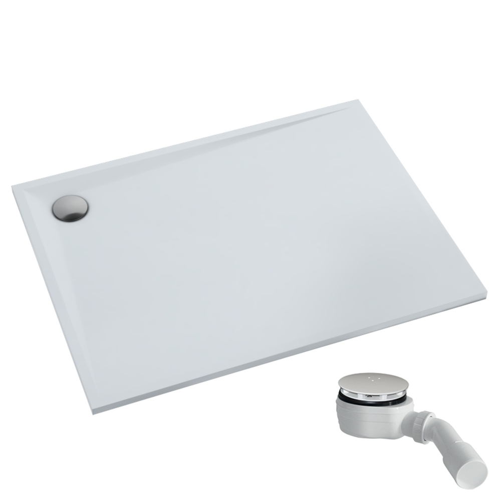 Schedpol Etrusco receveur de douche rectangulaire 80x70 cm blanc 3.468