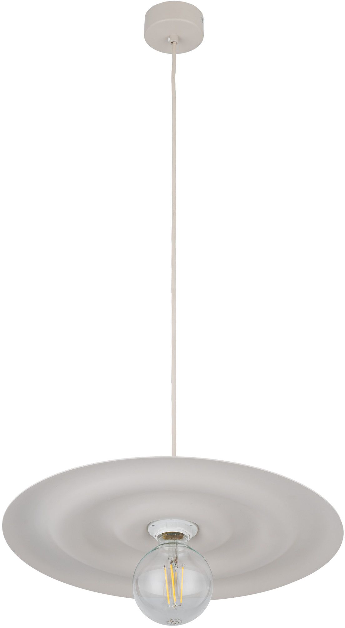 TK Lighting Onda lampe suspendue 1x15 W laiteux 11407