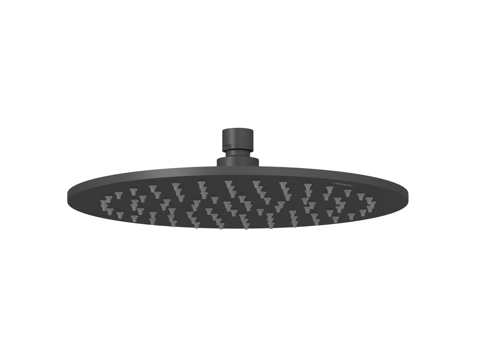 Ravak douche à effet de pluie 25x25 cm ronde noir X070518
