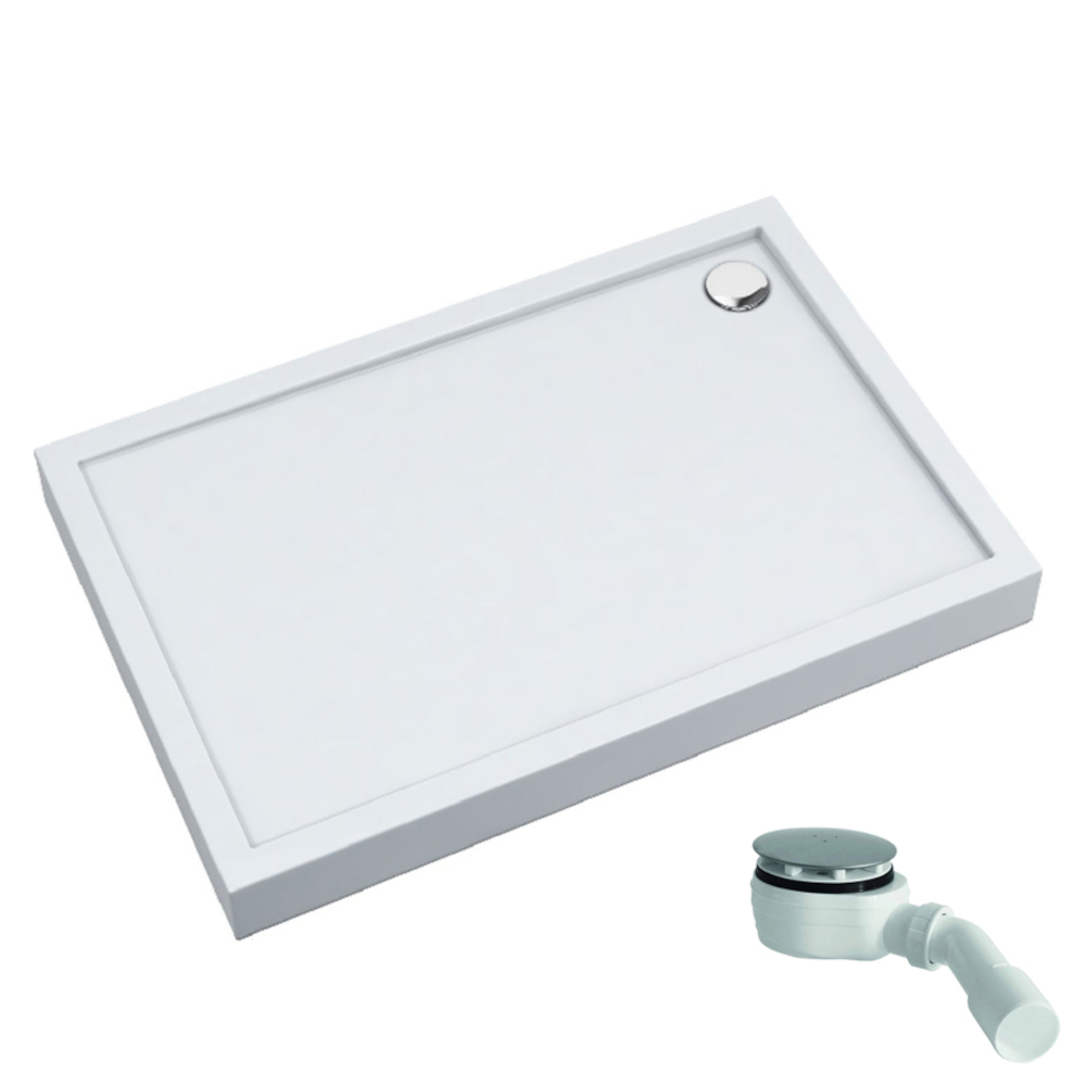 Schedpol Competia New receveur de douche rectangulaire 120x90 cm blanc 3.4647