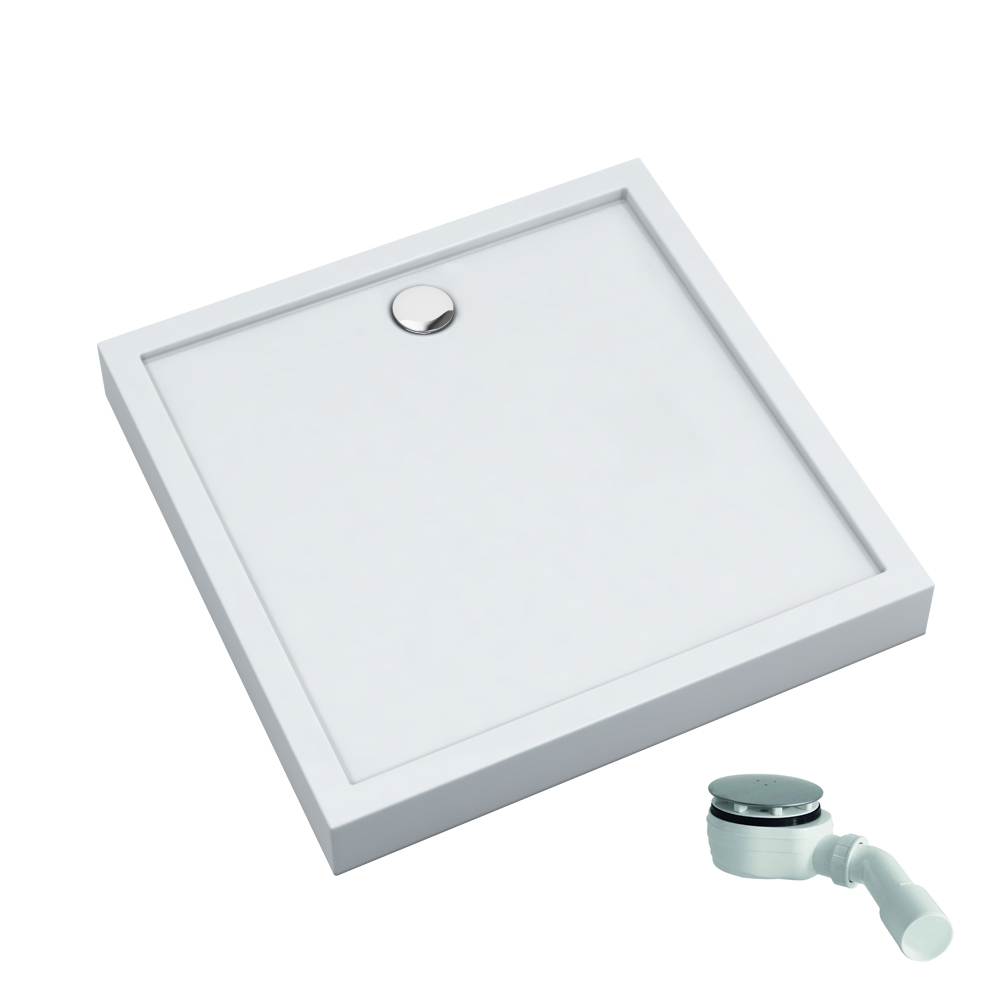 Schedpol Competia New receveur de douche carré 90x90 cm blanc 3.4831