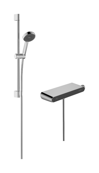 Hansgrohe Activera Select S ensemble de douche mural avec thermostat chrome 28087000