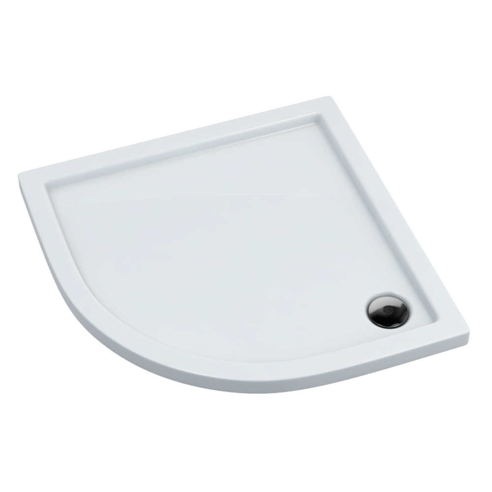 Schedpol Caspar receveur de douche semi-circulaire 100x100 cm blanc 3.265