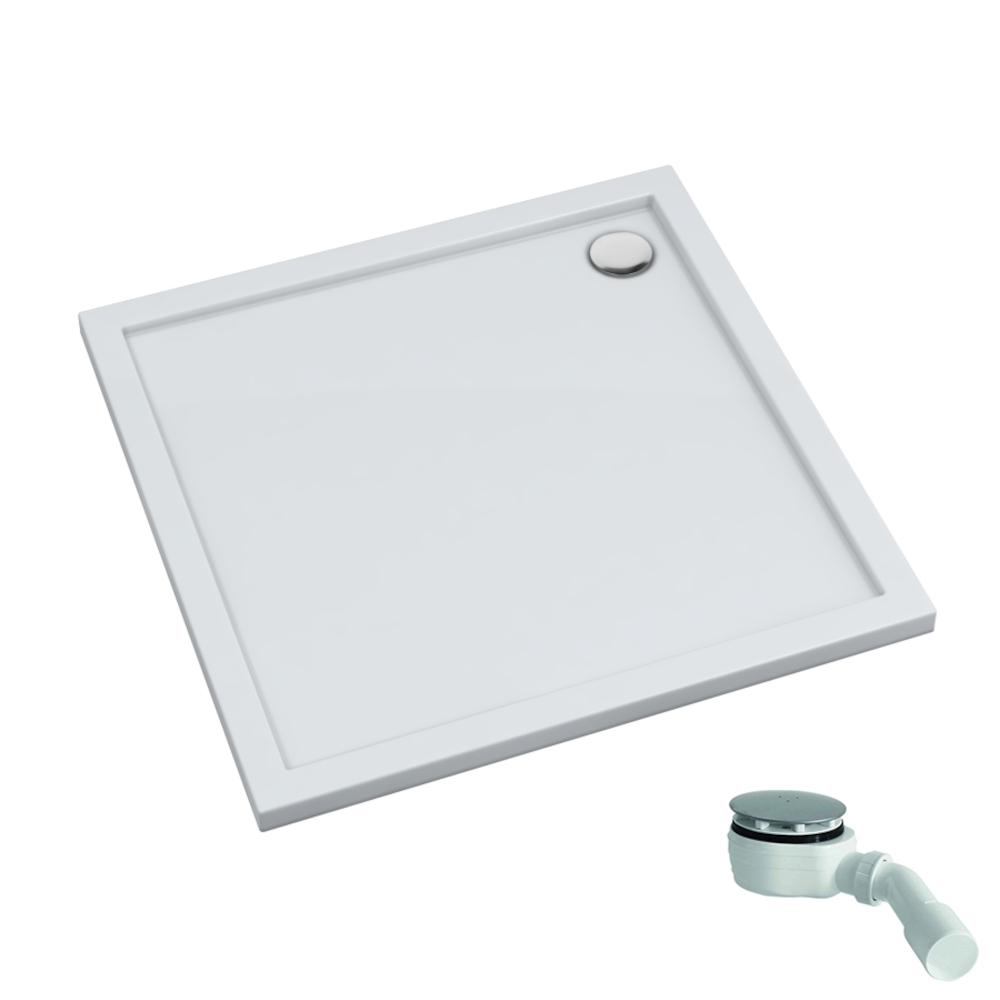 Schedpol Caspar New receveur de douche carré 100x100 cm blanc 3.2332