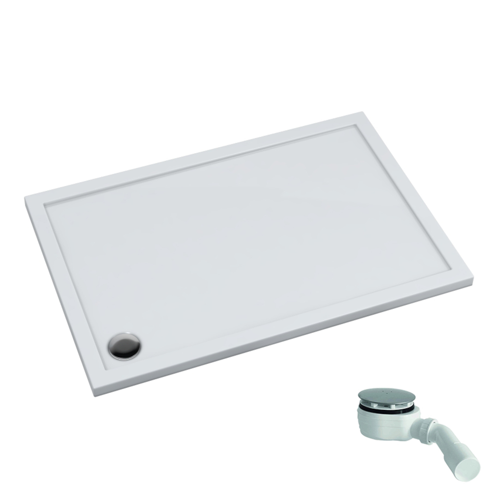 Schedpol Caspar New receveur de douche rectangulaire 120x80 cm blanc 3.2338