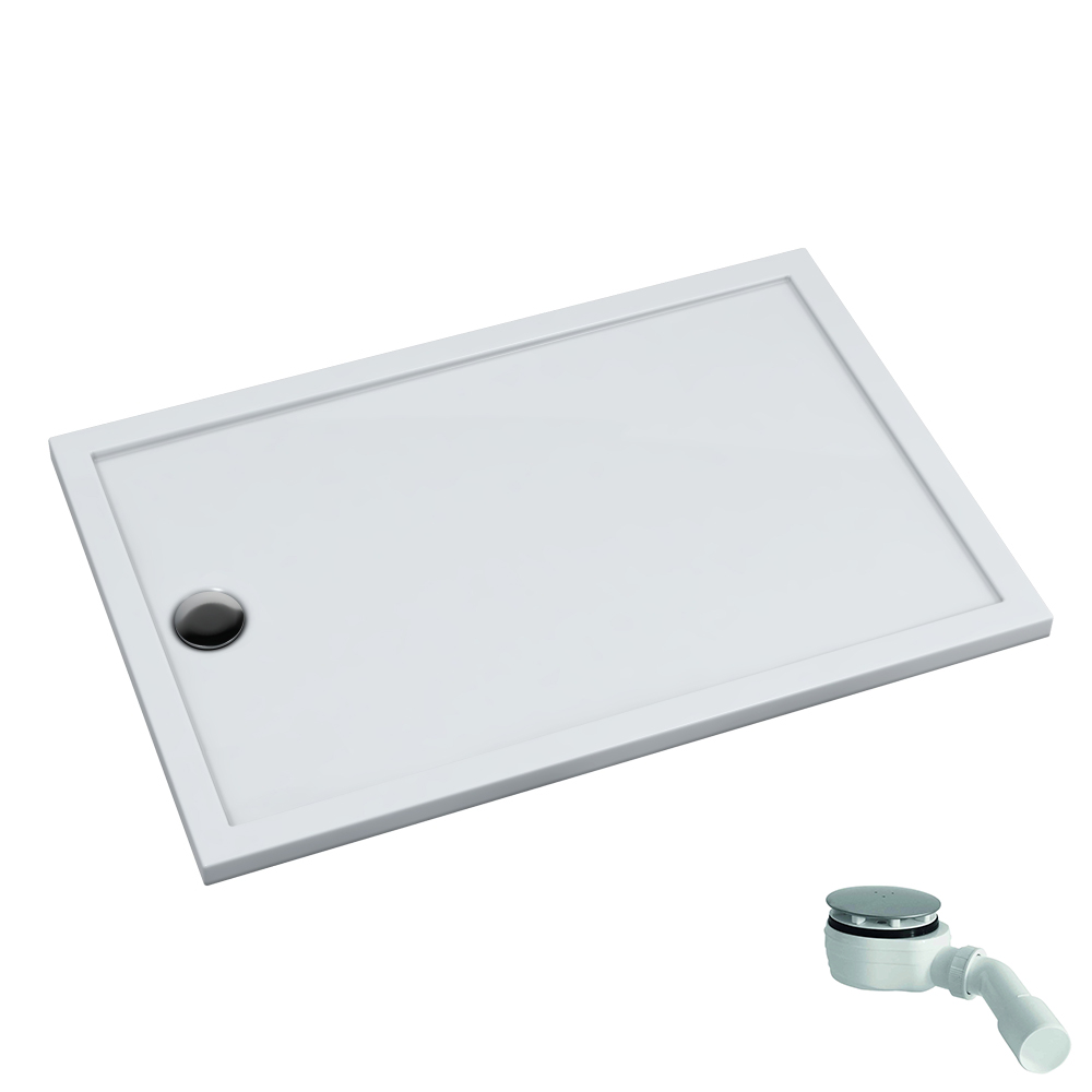 Schedpol Caspar New receveur de douche rectangulaire 110x90 cm blanc 3.2846