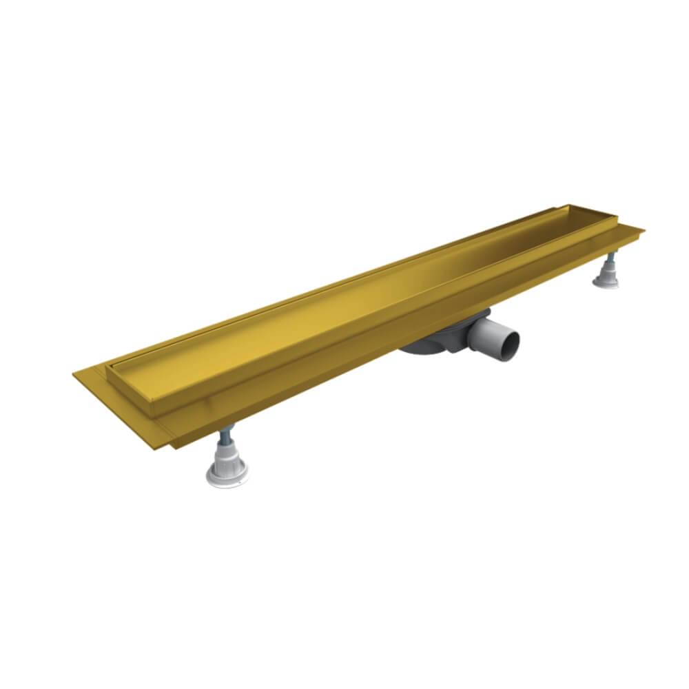 Schedpol Base-Low Gold - Gold Plate évacuation linéaire 90 cm doré OLP90/ZST-LOW