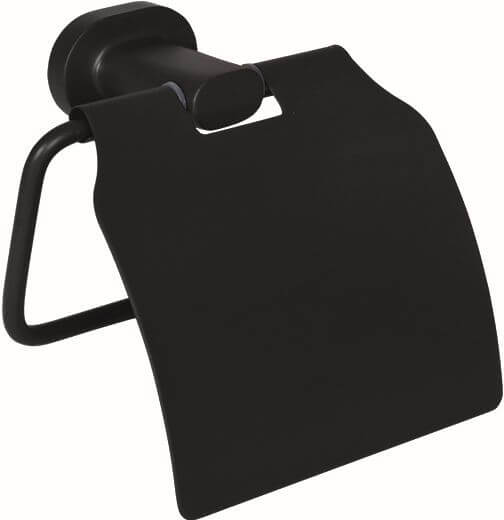 BISK Go porte-papier toilette noir 08625
