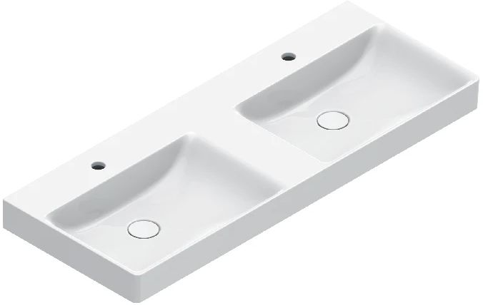 Catalano Elice lavabo 120x47 cm rectangulaire classique blanc brillant 0421220001