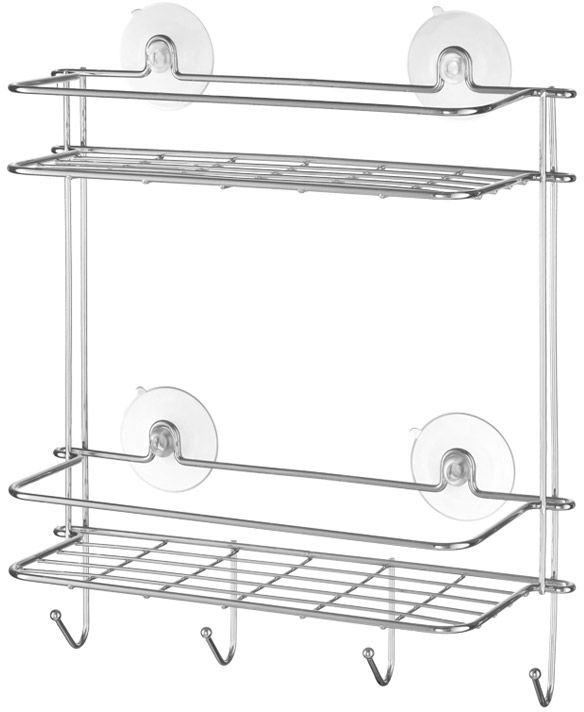 BISK Niagara panier de salle de bain chrome 04115