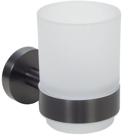 BISK Skala gobelet pour brosses à dents gris 08393