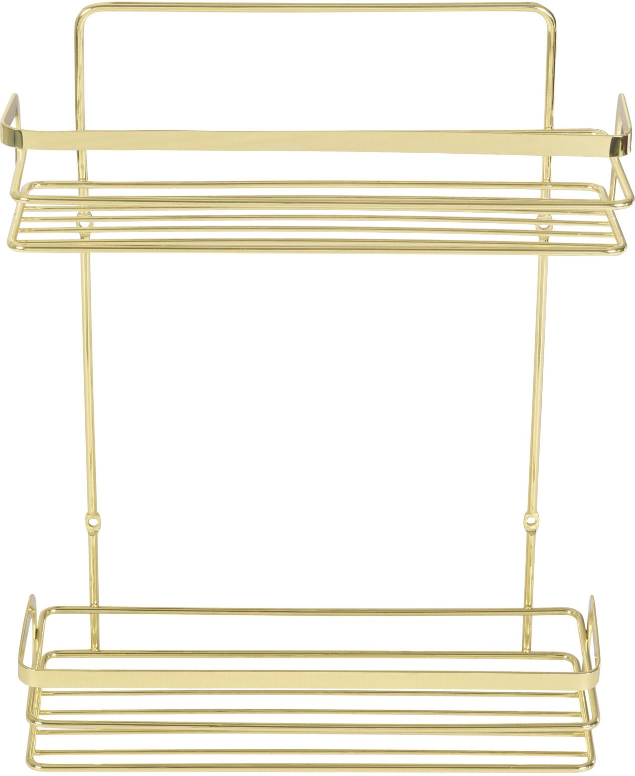 BISK Niagara panier de salle de bain doré 05772
