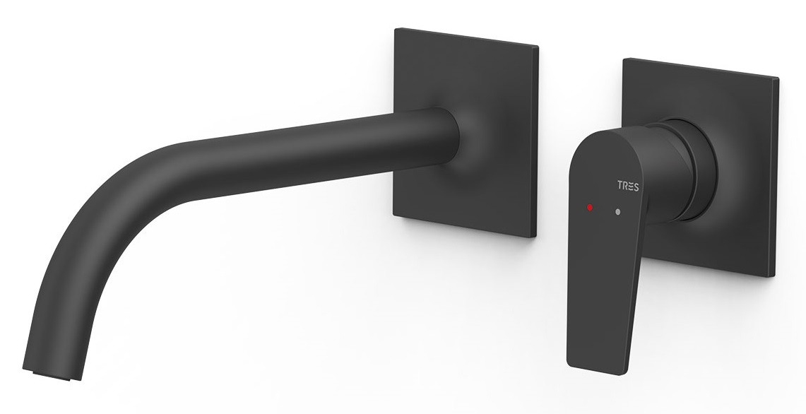 Tres Project mitigeur de lavabo encastrée noir 22130002NM